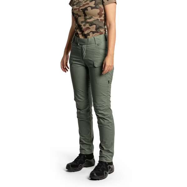 Жіночі штани Helikon Women's UTP Resized PolyCotton Rip-Stop Olive Drab, Olive - фото №2
