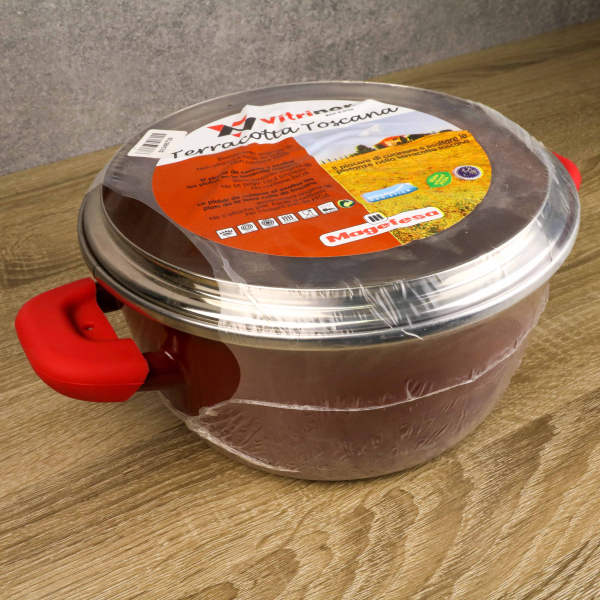 Уценка! Кастрюля Toscana  Vitrinor 20 см 2.5 л + силиконовые ручки VITRINOR - фото №8