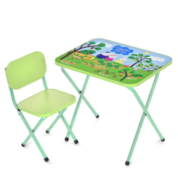 Дитячий столик складаний зі стільчиком M 5963-5 зелений