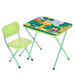 Дитячий столик складаний зі стільчиком M 5968-5 зелений