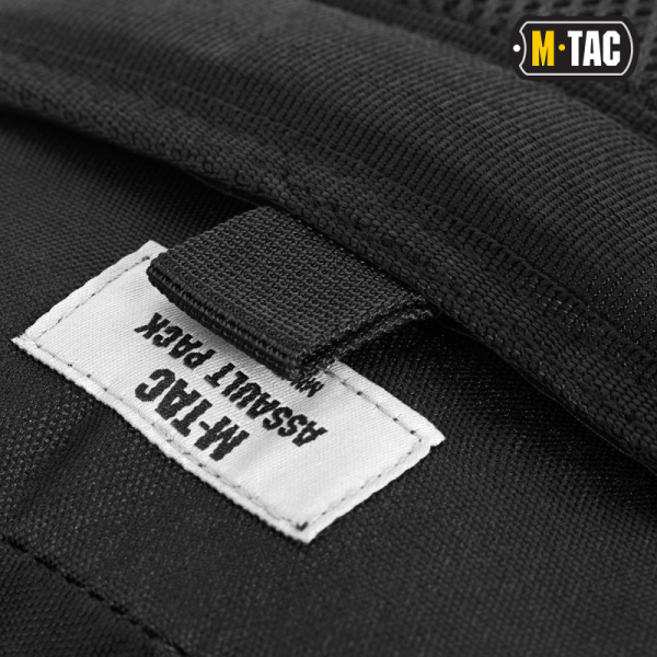 M-Tac рюкзак Assault Pack Laser Cut Black - фото №4