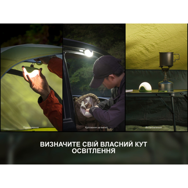Ліхтар кемпінговий Fenix CL20R V.2.0, зелений - фото №11