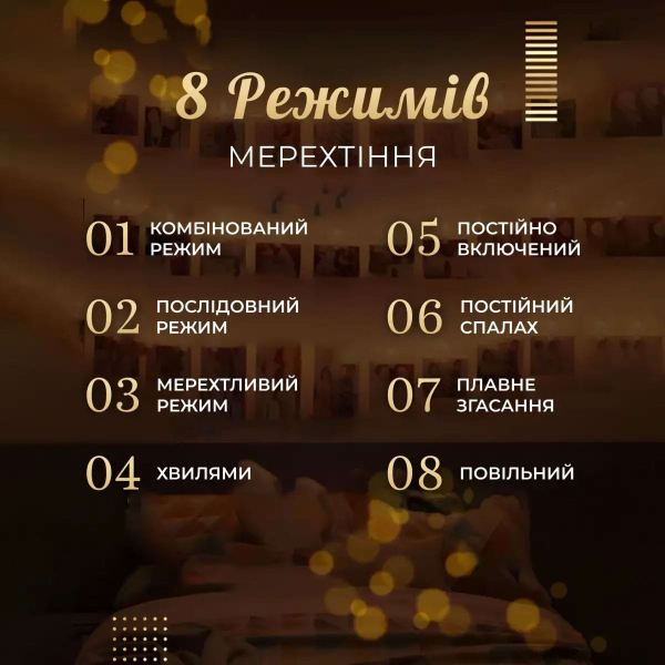 Гірлянда нитка із прищіпками 5.2 метра 20 LED світлодіодів A65 - фото №5