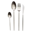 Набір столових приборів 24 предмети столовий набір на 6 персон Сріблястий HP-20-16 - фото №1