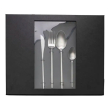 Набір столових приборів 24 предмети столовий набір на 6 персон Сріблястий HP-20-16 - фото №4