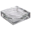Скляна попільничка для сигарет 13х13х4 см попільничка квадратна настільна HP-4-132 - фото №2