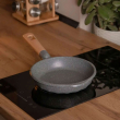 Сковорода алюмінієва 1 л з мармуровим антипригарним покриттям Ø 20 см, товсте дно MGC сірий HP-4-416G - фото №2
