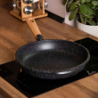 Алюмінієва сковорода 1,8 л, мармурове антипригарне покриття Ø 24 см, товсте дно MGC чорний HP-4-418B - фото №2