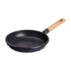 Алюмінієва сковорода 1,5 л, мармурове антипригарне покриття Ø 26 см, товсте дно MGC чорний HP-4-419B