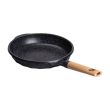 Алюмінієва сковорода 1,5 л, мармурове антипригарне покриття Ø 26 см, товсте дно MGC чорний HP-4-419B - фото №3