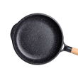 Алюмінієва сковорода 1,5 л, мармурове антипригарне покриття Ø 26 см, товсте дно MGC чорний HP-4-419B - фото №4