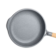 Алюмінієва сковорода 2,8 л, мармурове антипригарне покриття Ø 28 см, товсте дно MGC сірий HP-4-420G - фото №4