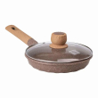 Алюмінієва сковорода 1,4 л, мармурове антипригарне покриття Ø 22 см, бежевий MGC HP-4-422CO - фото №1