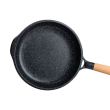 Алюмінієва сковорода 2,8 л мармурова з антипригарним покриттям Ø 28 см чорна MGC HP-4-425B - фото №5