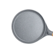 Алюмінієва сковорода для млинців з мармуровим антипригарним покриттям Ø 24 см, товсте дно MGC сірий HP-4-428G - фото №4