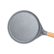 Алюмінієва млинна сковорода з мармуровим антипригарним покриттям Ø 26 см, товсте дно MGC сірий HP-4-429G - фото №4