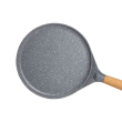 Алюмінієва млинцева сковорода з мармуровим антипригарним покриттям Ø 28 см, товсте дно MGC сірий HP-4-430G - фото №4
