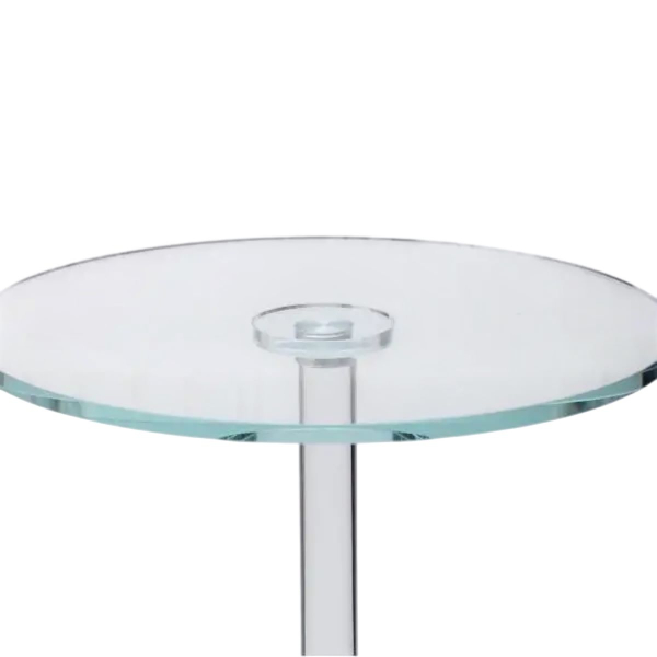 Тортівниця скляна на високій ніжці 30×50 см кругла підставка для торта, капкейків HP-4-87S - фото №2