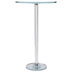 Тортівниця скляна на високій ніжці 30×50 см кругла підставка для торта, капкейків HP-4-87S