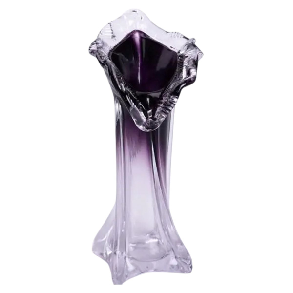 Ваза для квітів 22 см декоративна ваза для букета 200 мл Фіолетова HP-9-8 - фото
