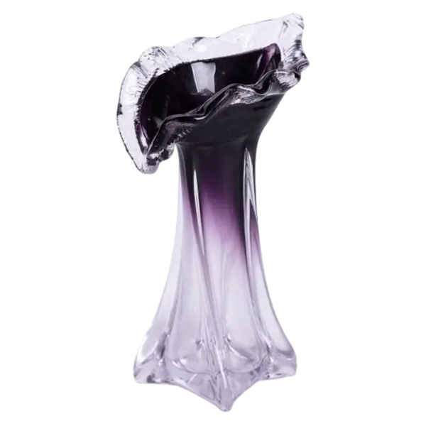 Ваза для квітів 22 см декоративна ваза для букета 200 мл Фіолетова HP-9-8 - фото №2