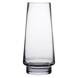 Скляна декоративна ваза для квітів 30 см прозора ваза для інтер'єру 2.6 л HP-10-19