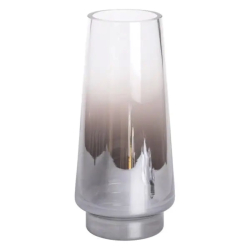 Скляна ваза для квітів 2.6 л декоративна прозора ваза для букета 30 см декоративна HP-10-1