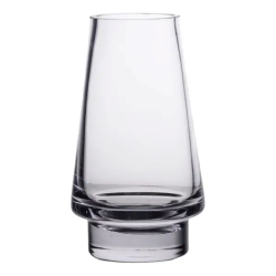 Скляна декоративна ваза для квітів 25 см прозора ваза для інтер'єру 1.9 л HP-10-20