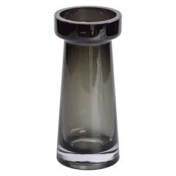 Ваза циліндр для квітів 20 см скляна прозора ваза 500 мл HP-10-34