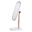 Настільне дзеркало з підсвічуванням 23х18 см для макіяжу на ніжці Біле HP-10-6AW - фото №2