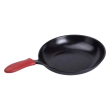 Чавунна сковорода з силіконовою ручкою Ø24,5 см для електричної та газової плити 1 л HP-1-13 - фото №2