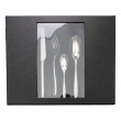 Набір столових приборів на 6 персон 24 предмети столовий набір приборів Сріблястий HP-20-23 - фото №3