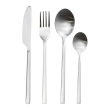 Набір столових приборів на 6 персон 24 предмети столовий набір приборів Сріблястий HP-20-24 - фото №2