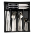 Набір столових приборів у футлярі на 6 осіб столовий набір 30 предметів у футлярі Срібло HP-20-27 - фото №2