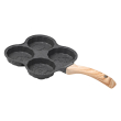 Сковорода для оладок, яєць, панкейків порційна на 4 секції антипригарна HP39576B - фото №3