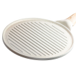 Сковорода гриль кругла Ø 26.5 см низька з гранітним покриттям бежева HP39581W - фото №4