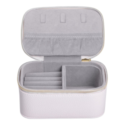 Скринька для прикрас з еко шкіри на блискавці міні органайзер для ювелірних виробів HP-5-26BE