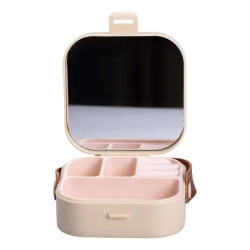 Скринька для прикрас 9×9×3.8 см міні органайзер для ювелірних виробів HP-5-27BE