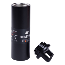 Термос металевий 500 мл Bottle Sport з вакуумною ізоляцією  чорний HPGM5009B