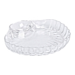 Блюдо сервірувальне для закусок із соусником 21х19х3 см скляне HP-YH-58 - фото №4