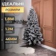 Ялинка штучна 1.8  м Говерла засніжена - фото №5