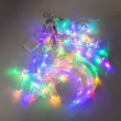 Електрична гірлянда Зірка штора 3 метри на вікно для фотозон мультиколор WYF11ML - фото №5