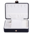 Скринька для прикрас з еко шкіри 16×11×4.7 см органайзер для ювелірних виробів HP-5-30B - фото №1
