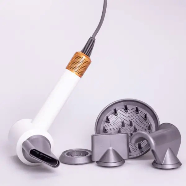 Фен стайлер для волосся 5 в 1 Supersonic Premium 1600 Вт 5 насадок 3 режими швидкості Білий PH770W - фото №7