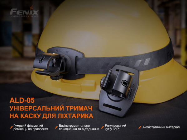 Універсальне кріплення на шолом з пов'язкою Fenix ALD-05 - фото №5