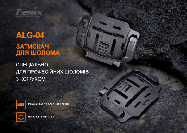 Кріплення на шолом для налобних ліхтарів Fenix ALG-04 - фото №4