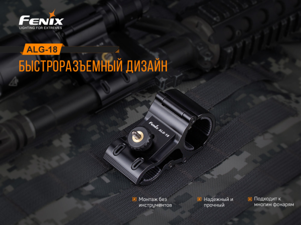 Кріплення на зброю для ліхтарів Fenix ALG-18 - фото №4
