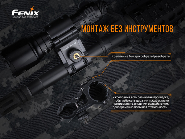 Кріплення на зброю для ліхтарів Fenix ALG-18 - фото №5