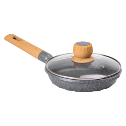 Мармурова алюмінієва сковорода з антипригарним покриттям 1 літр Ø 20 см сіра MGC HP-4-421G