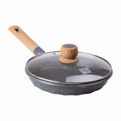 Алюмінієва сковорода 2,2 л, мармурове антипригарне покриття Ø 26 см, сірий MGC HP-4-424G